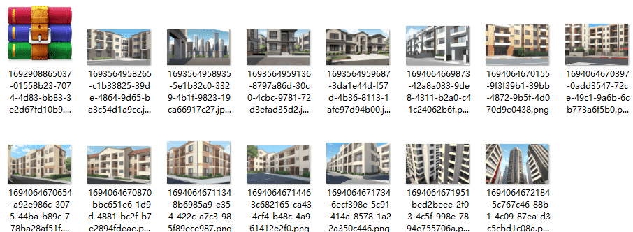 都市房屋建筑场景 高清房屋建筑位图